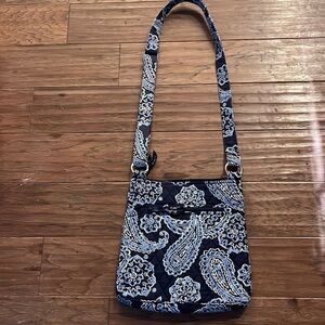 Vera Bradley Blue and White Bandana Purse